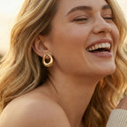 Golden Loop Studs