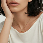 Crystal Heart Charm Necklace