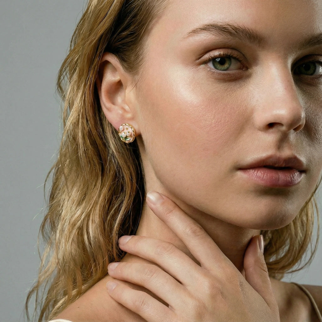 Garden Pearl Studs